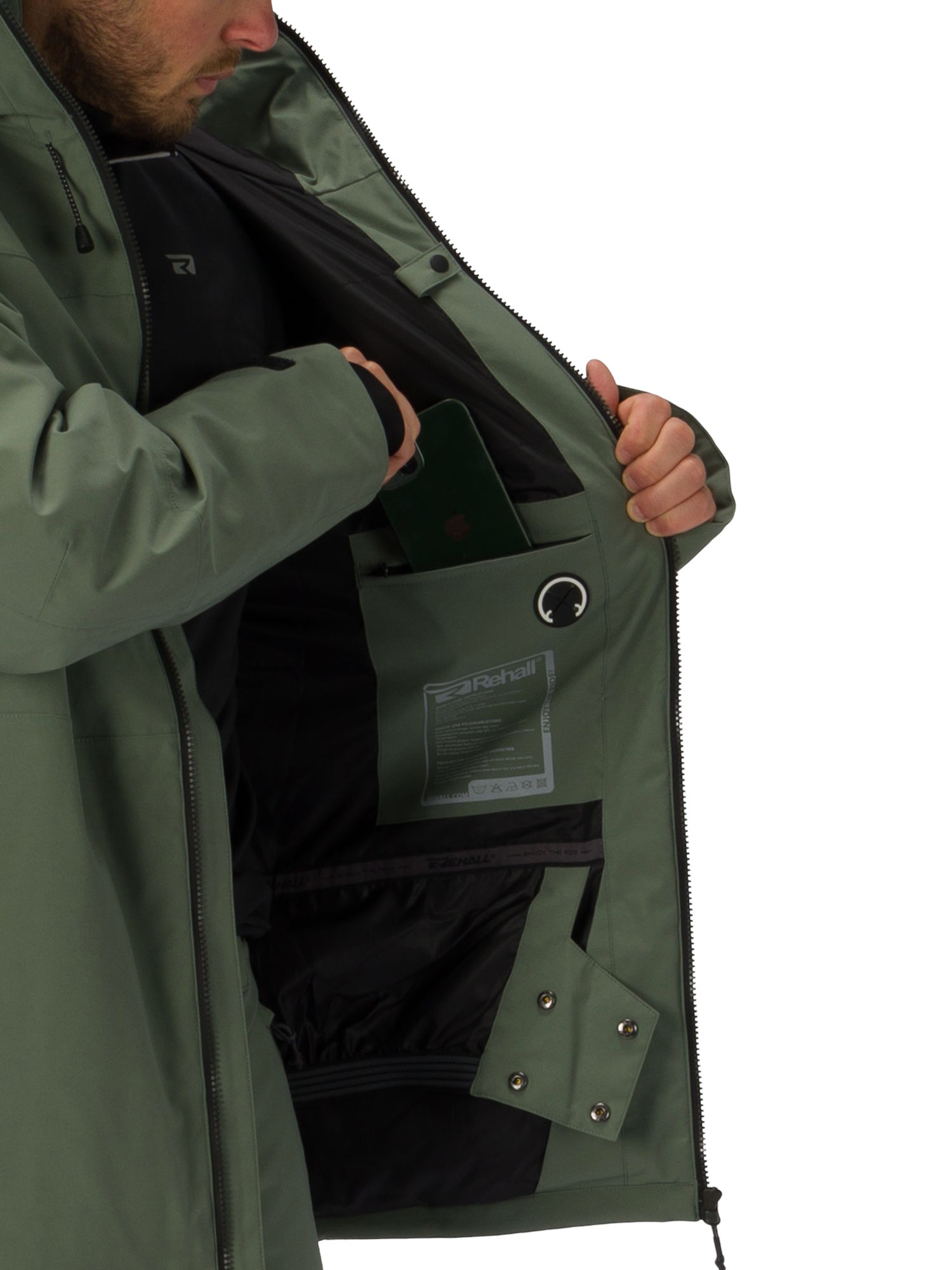 Куртка мужская REHALL BRASKO-R (25/26) Dusty Green