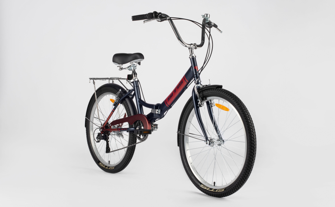 Велосипед SITIS POINT SPT-24-7SP 24" (2025) Blue-Burgundy