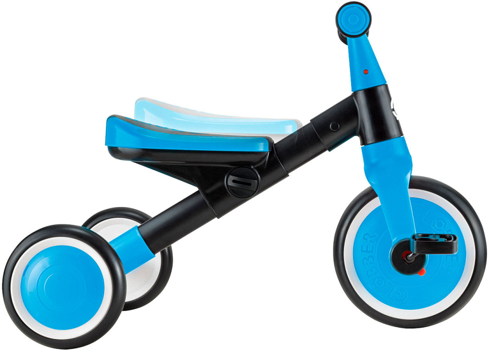 Велосипед-беговел Globber LEARNING TRIKE 2 в 1 (2025) голубой