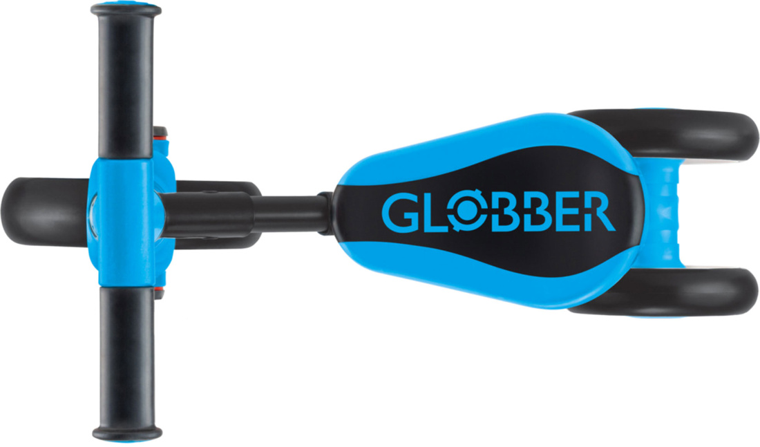 Беговел Globber LEARNING TRIKE 2 в 1 (2024) голубой