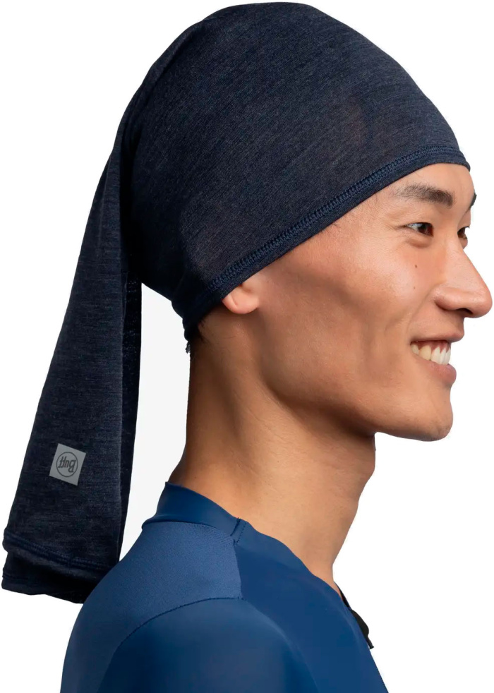 Бандана BUFF LIGHTWEIGHT MERINO WOOL (24/25) Solid Night Blue