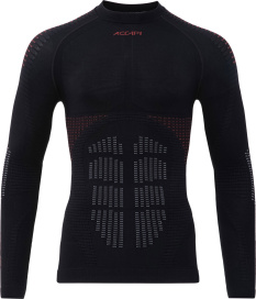 Футболка мужская ACCAPI SYNERGY LONG SL.T-SHIRT MAN (24/25) Black-Red