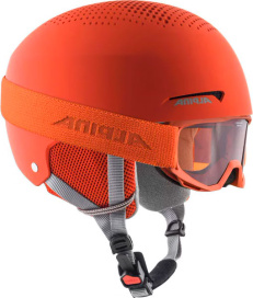 Шлем ALPINA ZUPO Set (24/25) Pumpkin-Orange Matt