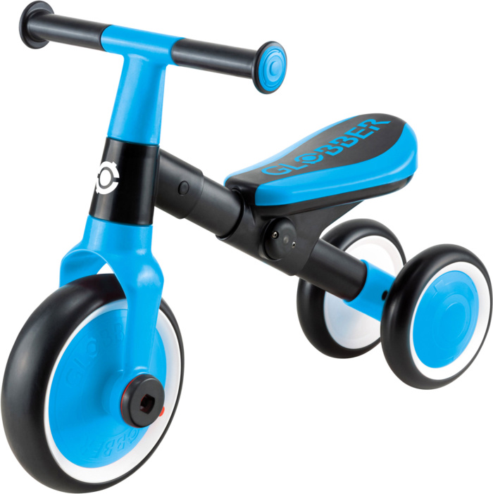 Беговел Globber LEARNING TRIKE 2 в 1 (2024) голубой