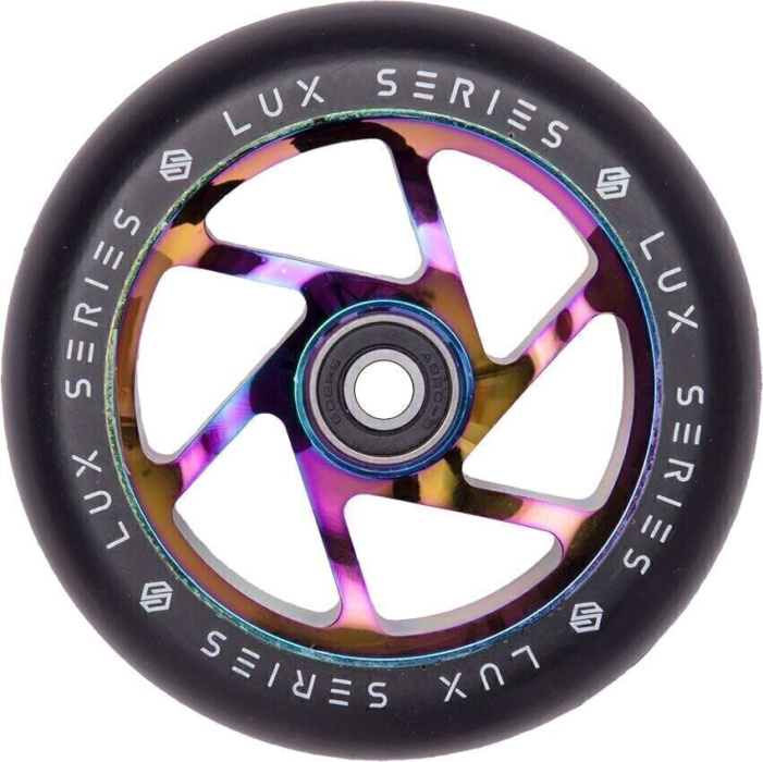 Колесо STRIKER Lux Spoked 100mm Rainbow