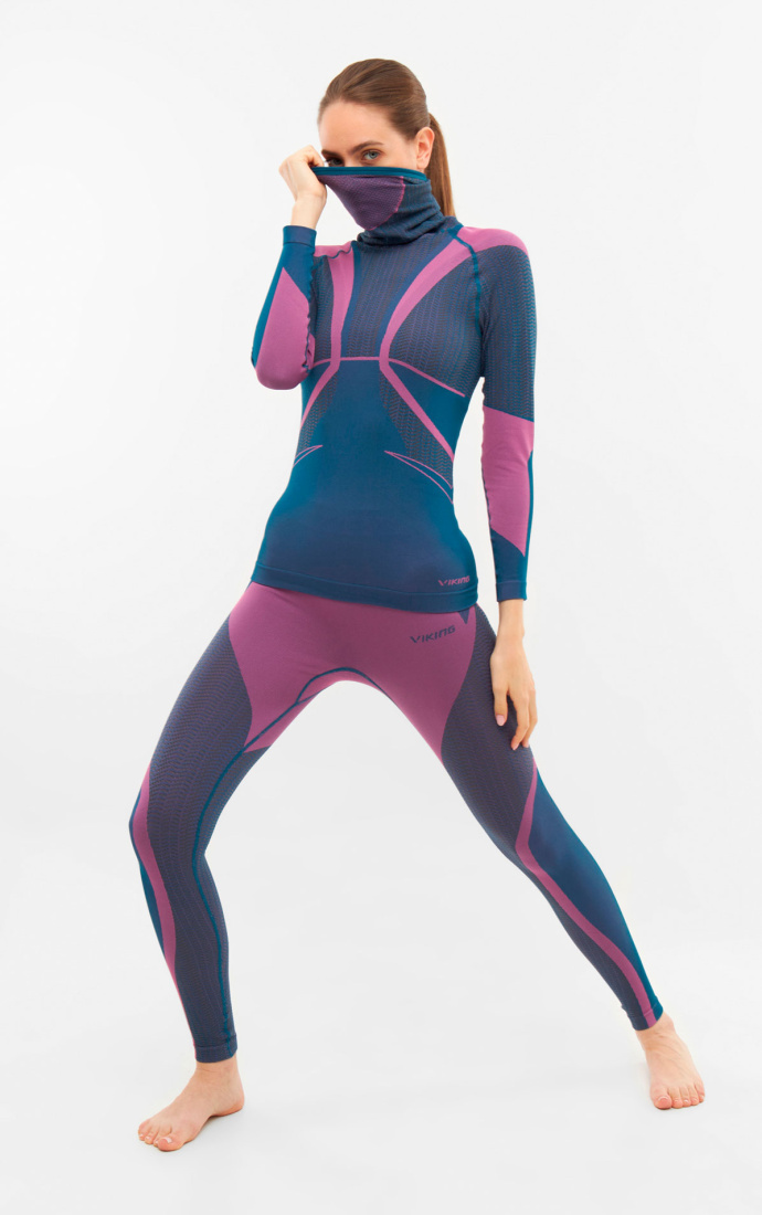 Комплект термобелья женский VIKING FUSION SET Turquise-Fuchsia
