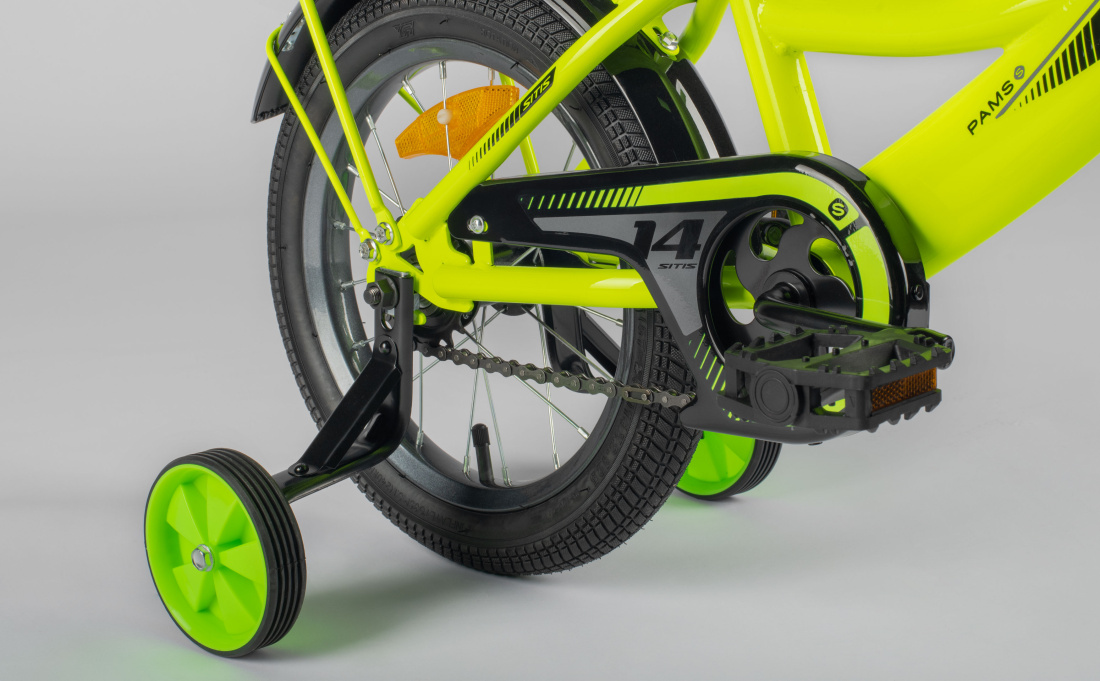 Велосипед SITIS PAMS 14" (2024) желто-черный