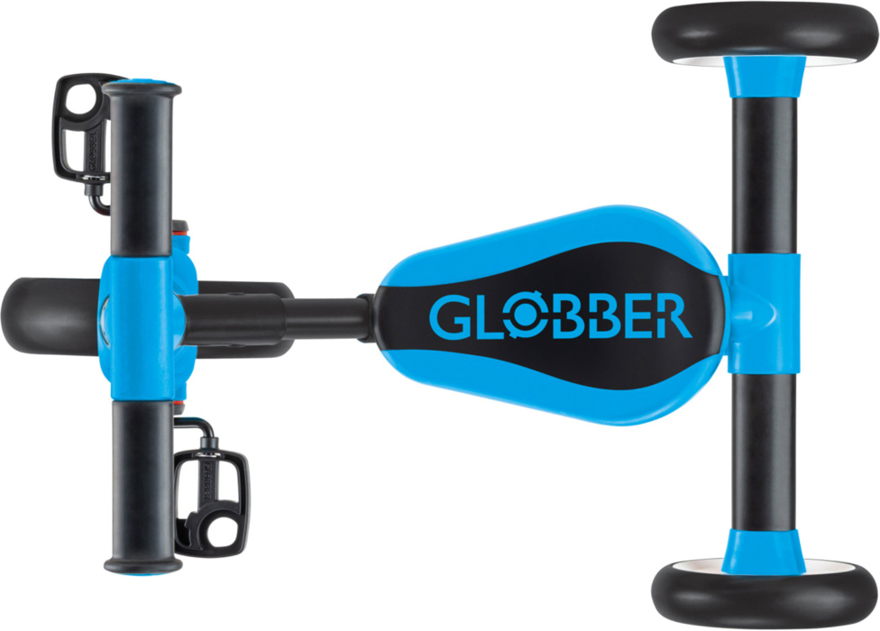 Беговел Globber LEARNING TRIKE 2 в 1 (2024) голубой